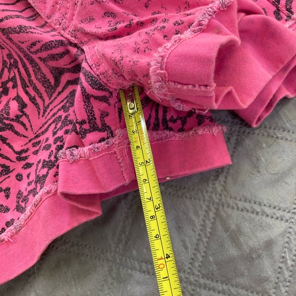 Hot Pink Leopard LEI Jrs 7 Distressed Shorts - Picture 10 of 12